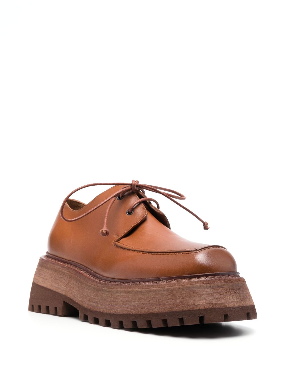 Marsèll Oxford leren veterschoenen - Bruin