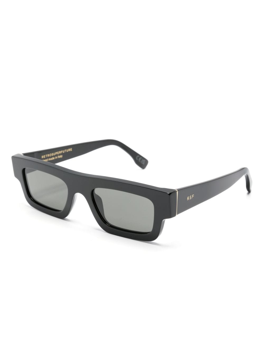 Retrosuperfuture Colpo zonnebril met vierkant montuur - Zwart
