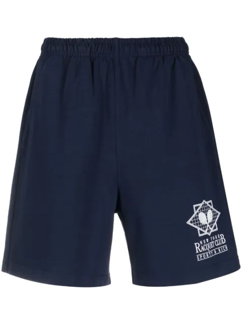 Sporty & Rich NY Racquet Club track shorts