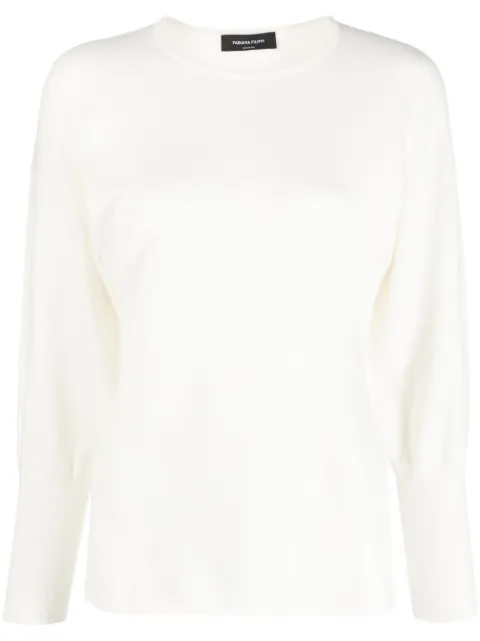Fabiana Filippi fitted-cuffs sweater
