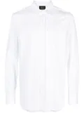 Brioni spread-collar cotton shirt - White