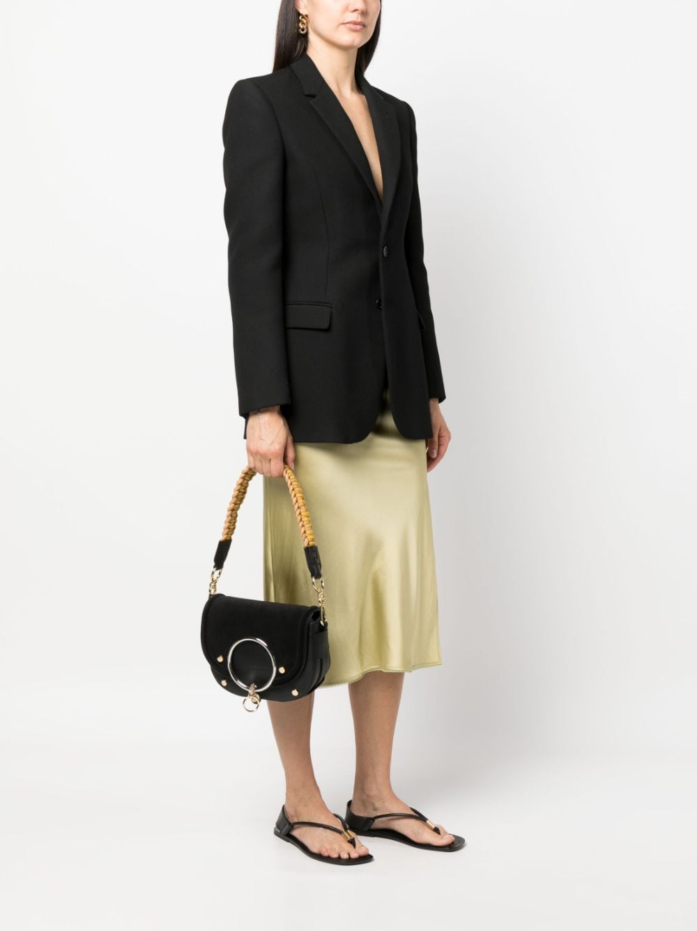 See by Chloé Mara leather shoulder bag - Zwart