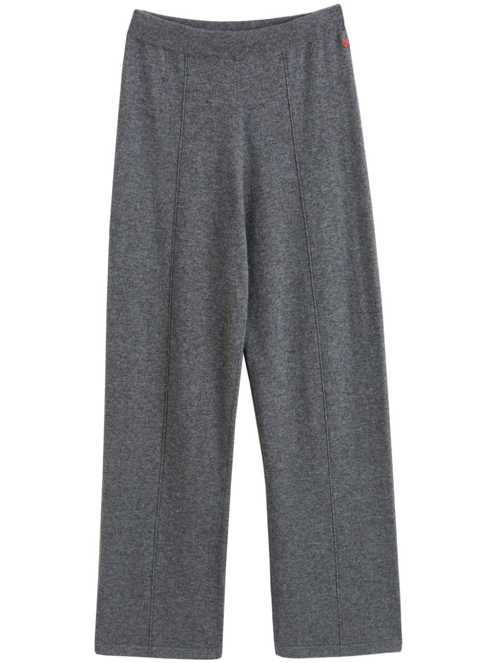 Shop Chinti & Parker Wide-leg Wool Blend Track Pants In Grey
