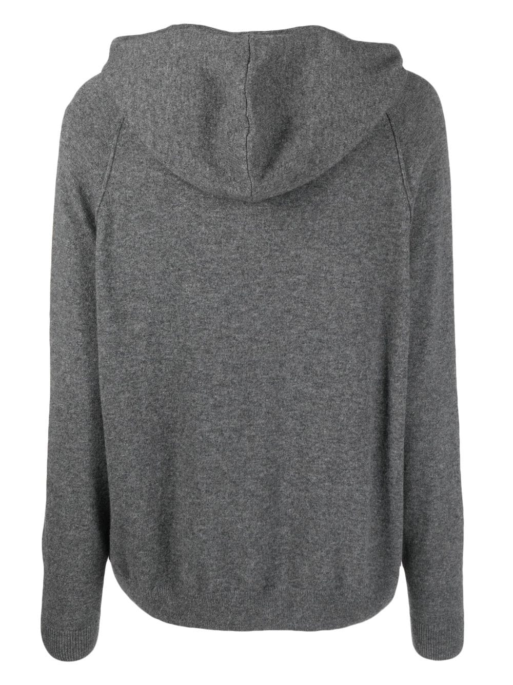 Shop Chinti & Parker Fine-knit Wool-cashmere Hoodie In Grey