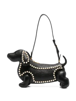☆大人気ライン☆ THOM BROWNE HECTOR SHOULDER BAG Thom Browne Hector Leather Shoulder Bag | Black | FARFETCH