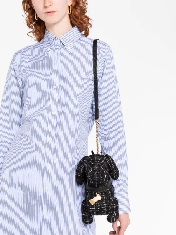 Thom Browne ストライプ マキシシャツドレス | ホワイト | FARFETCH JP