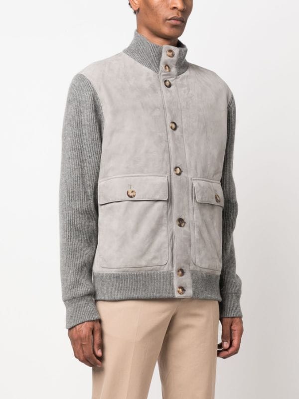 Brunello Cucinelli スエードカシミア ジャケット - Farfetch