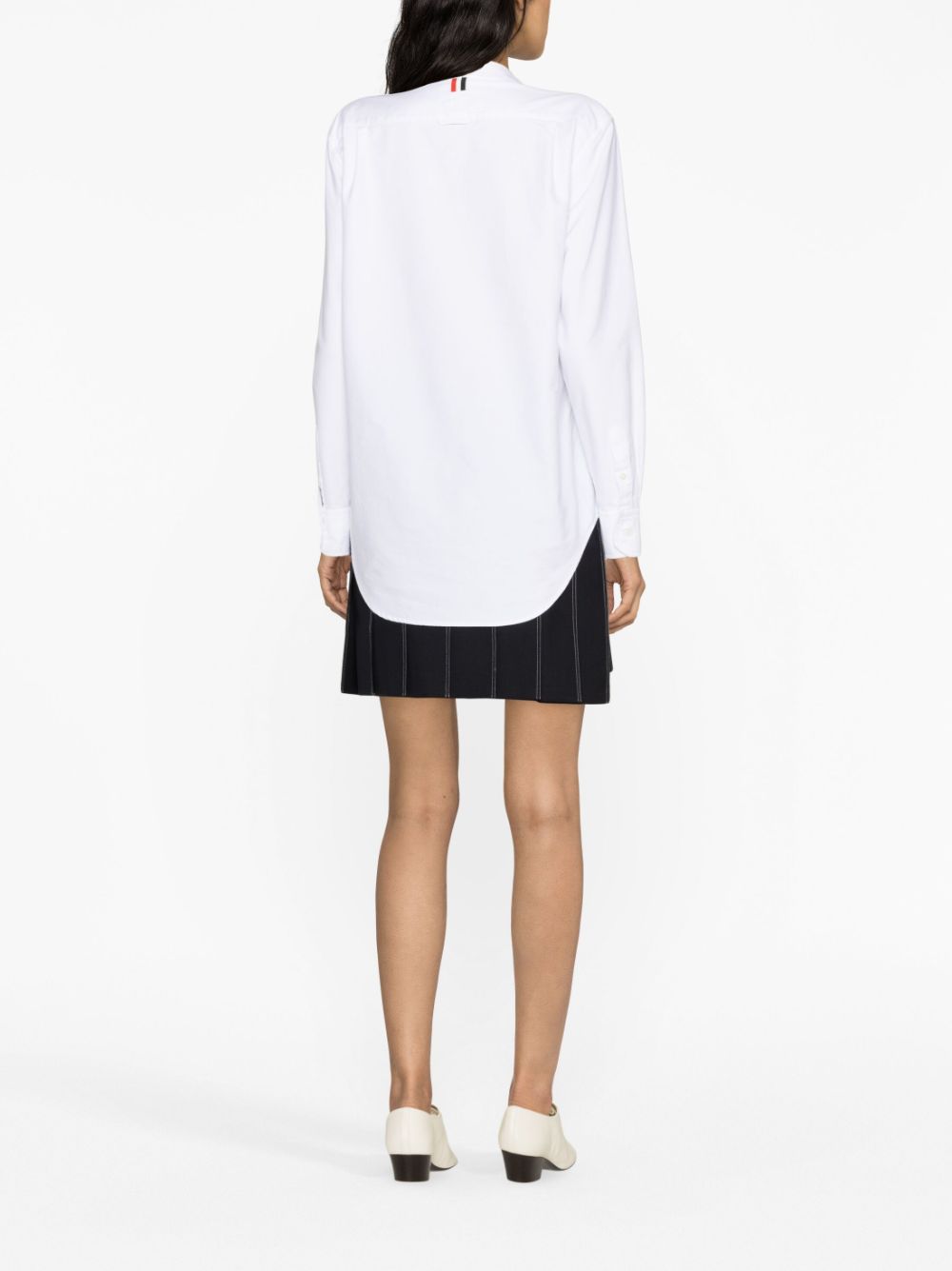 Thom Browne Blouse met logopatch Wit