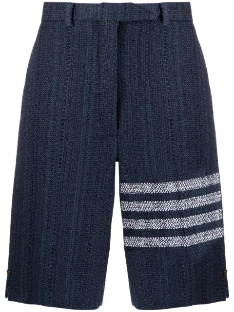 Thom Browne 4-Bar stripe high-waisted shorts
