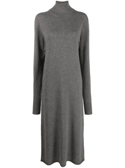 Jil Sander high-neck cashmere knitted dress