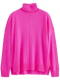 Chinti & Parker roll-neck wool blend jumper - Pink