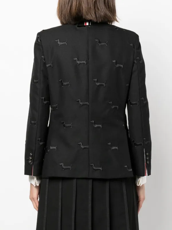 【送料&関税込】Thom Browne Single-breasted Tailored Blazer THOM BROWNE Single-Breasted Tailored Blazer - POIZON