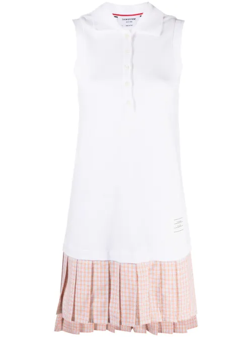 Robe-polo à jupe plissée - Thom Browne - Modalova
