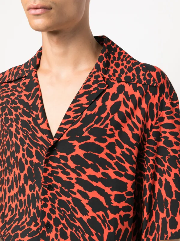 red leopard print shirt