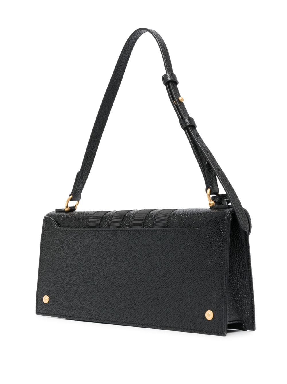 Shop Thom Browne Mrs. Thom Shoulder Bag In Black