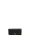 Thom Browne pebbled leather clutch bag - Black