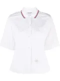 Thom Browne Box pleat cotton shirt - White
