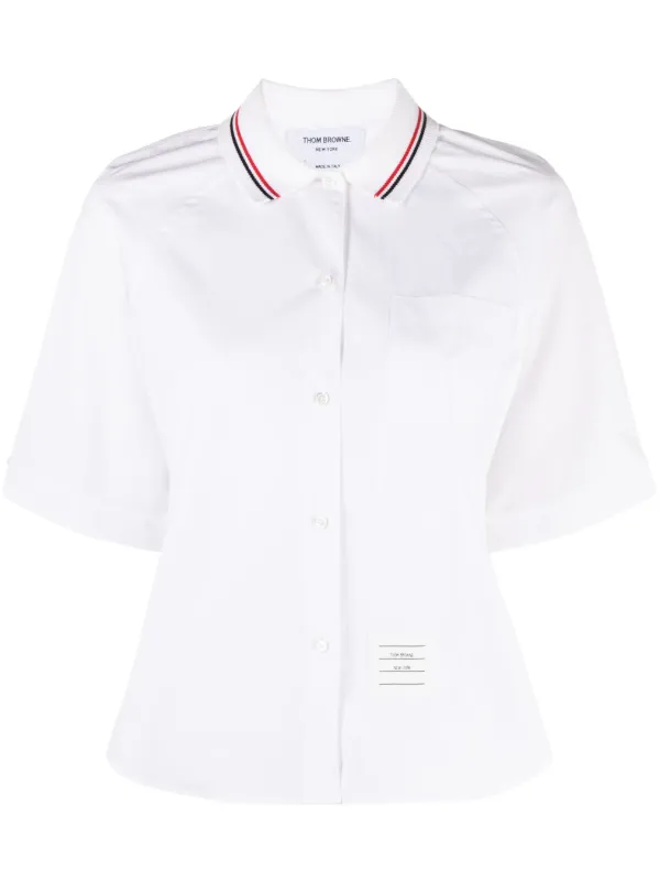 Thom Browne プリーツ シャツ | ホワイト | FARFETCH JP