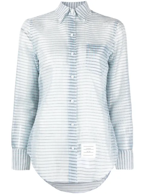 Thom Browne camisa con cuadros estampados