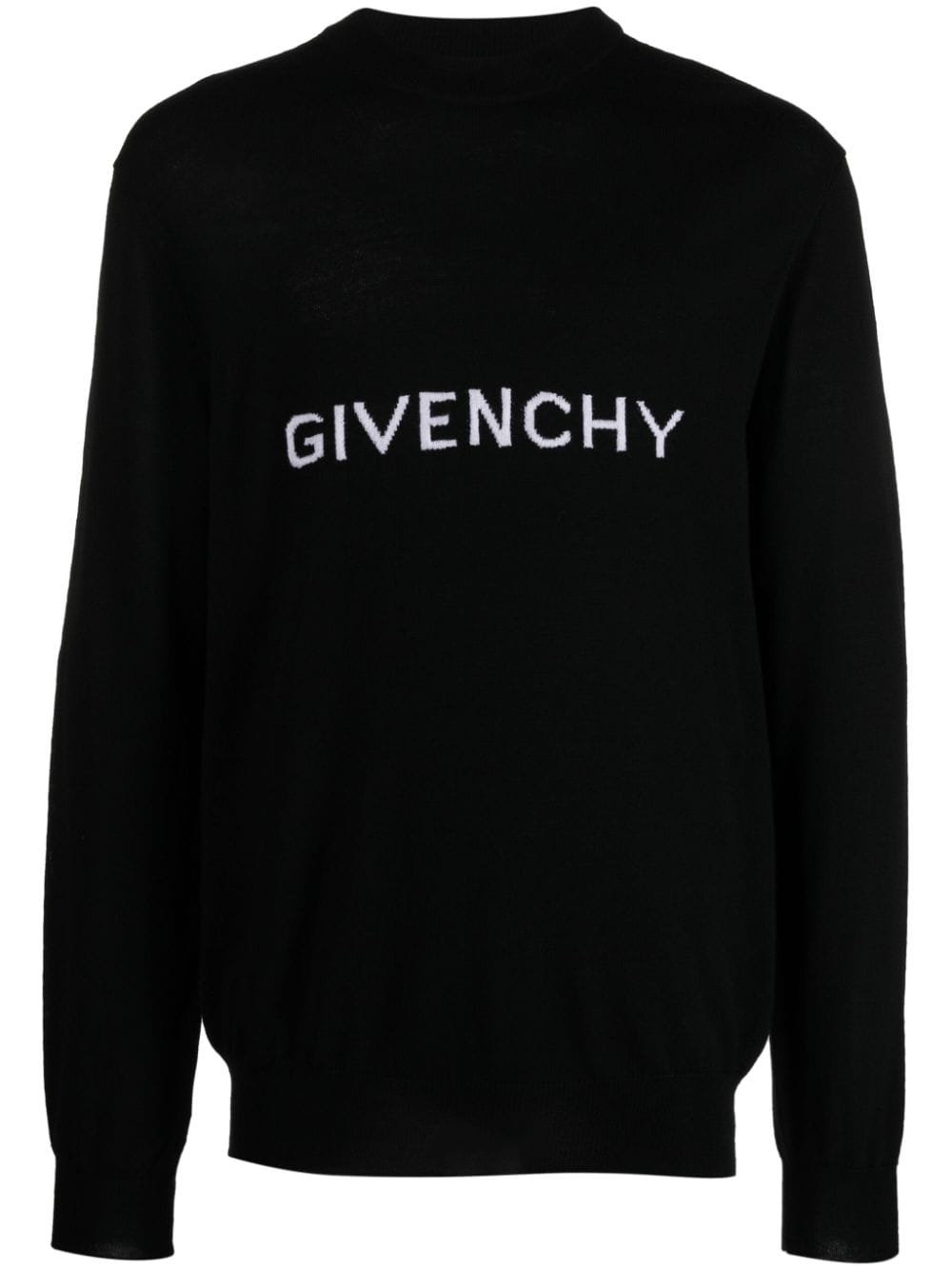 Givenchy logo intarsia Wool Jumper Farfetch