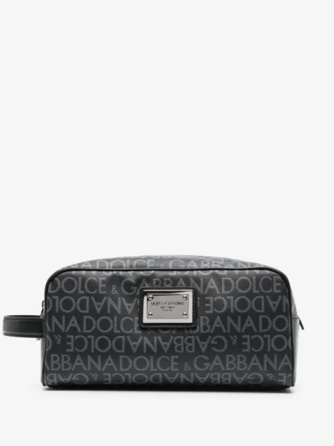Dolce & Gabbana logo-print wash bag