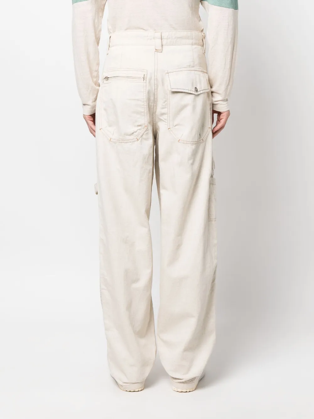 Isabel Marant Wide-leg Jeans In Neutrals