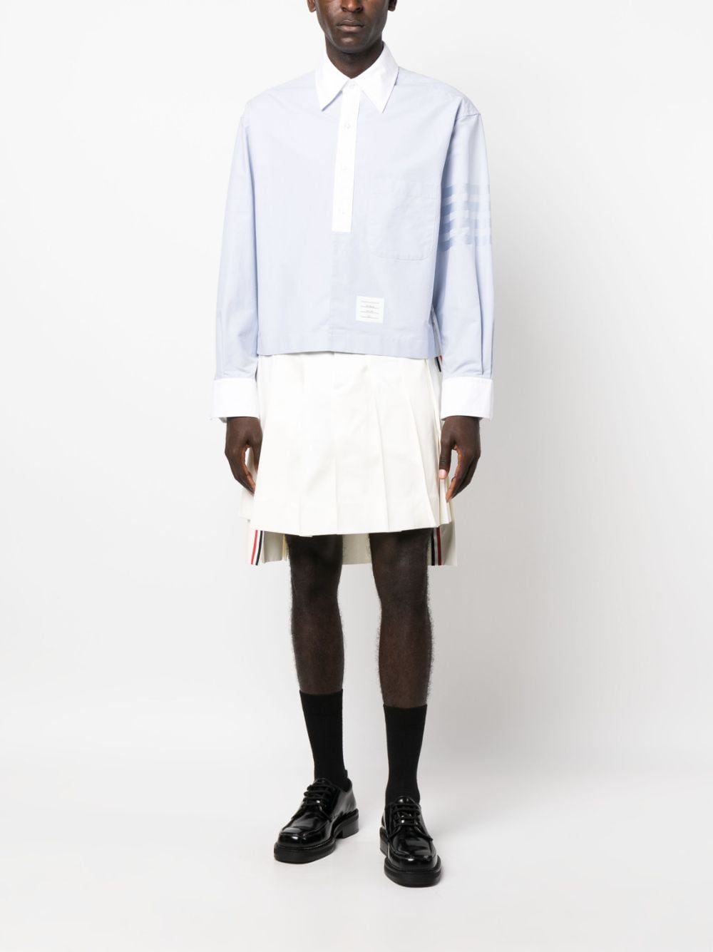 Thom Browne Geplooide rok Wit