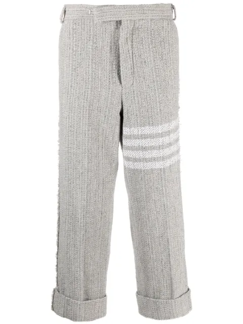 Thom Browne 4-Bar cotton tweed trousers