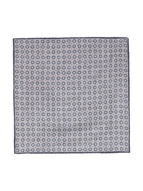 Brunello Cucinelli geometric-print silk pocket square Men