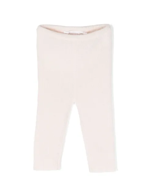Bonpoint ribbed-knit elasticated leggings
