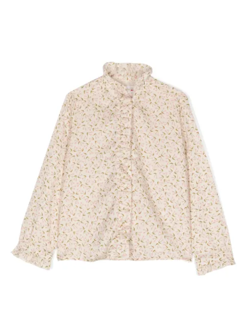 Bonpoint cherry-motif cotton shirt 