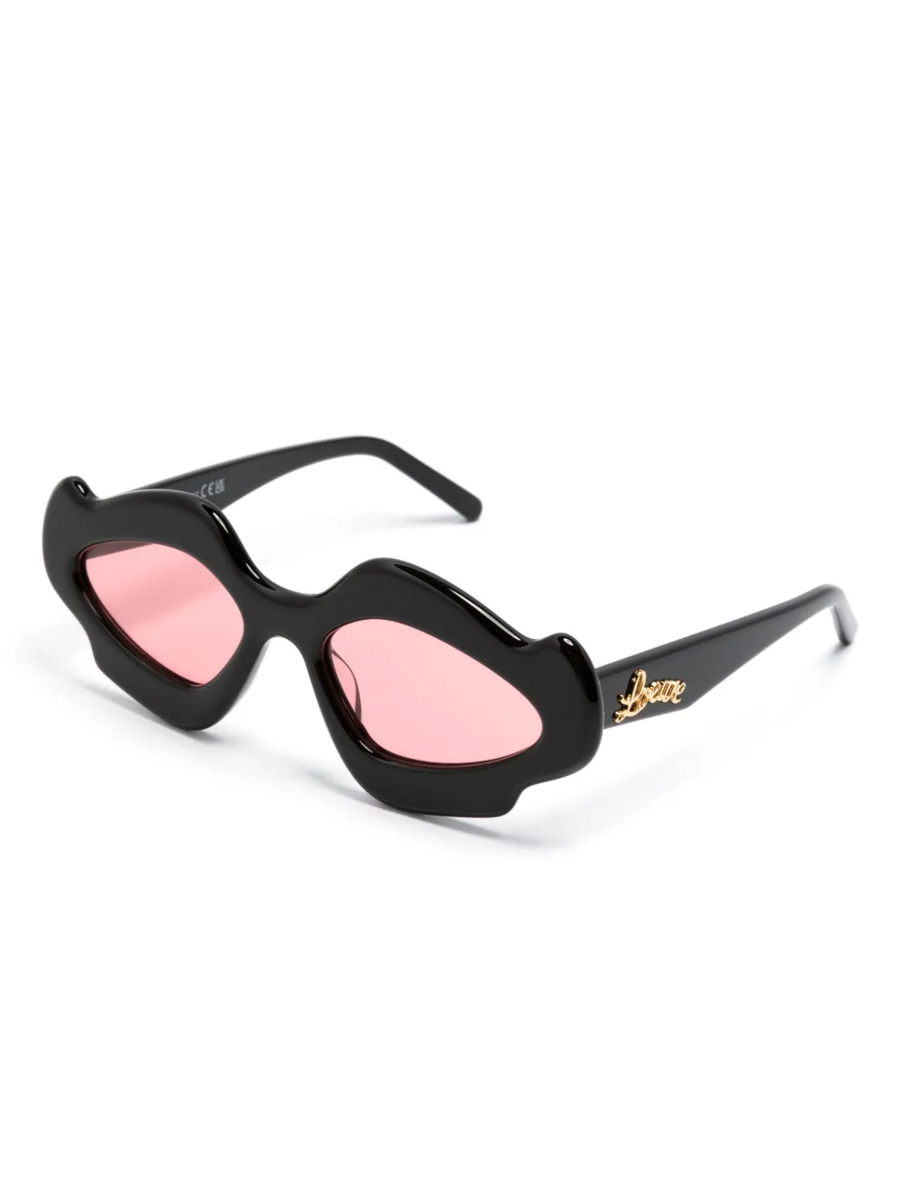 LOEWE EYEWEAR x Paula's Ibiza zonnebril met oversized montuur - Zwart