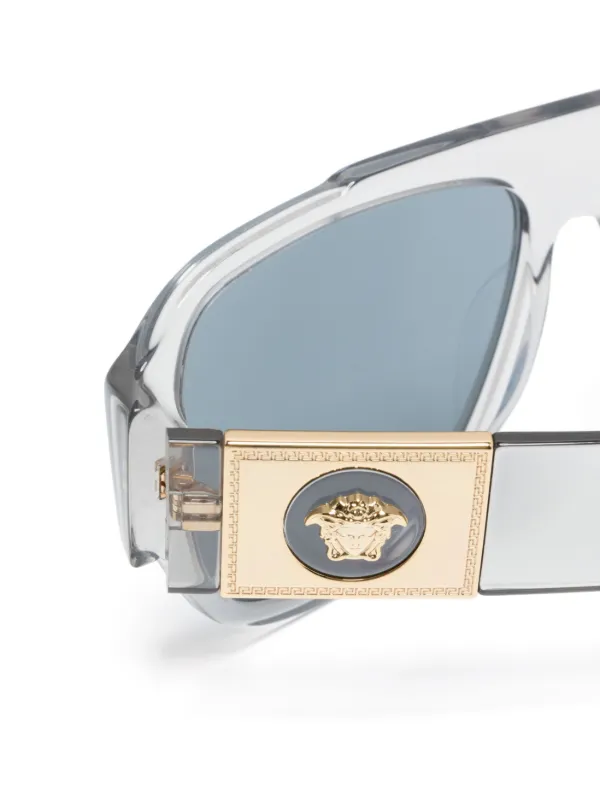 Versace Eyewear Macy's square-frame Sunglasses Grey FARFETCH ID