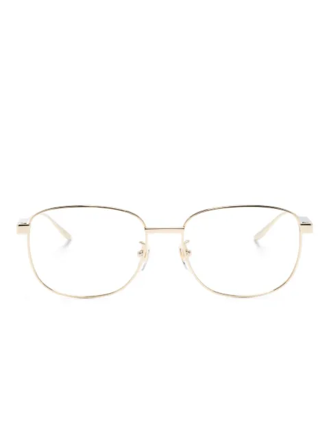 Gucci Eyewear logo-debossed rectangle-frame glasses