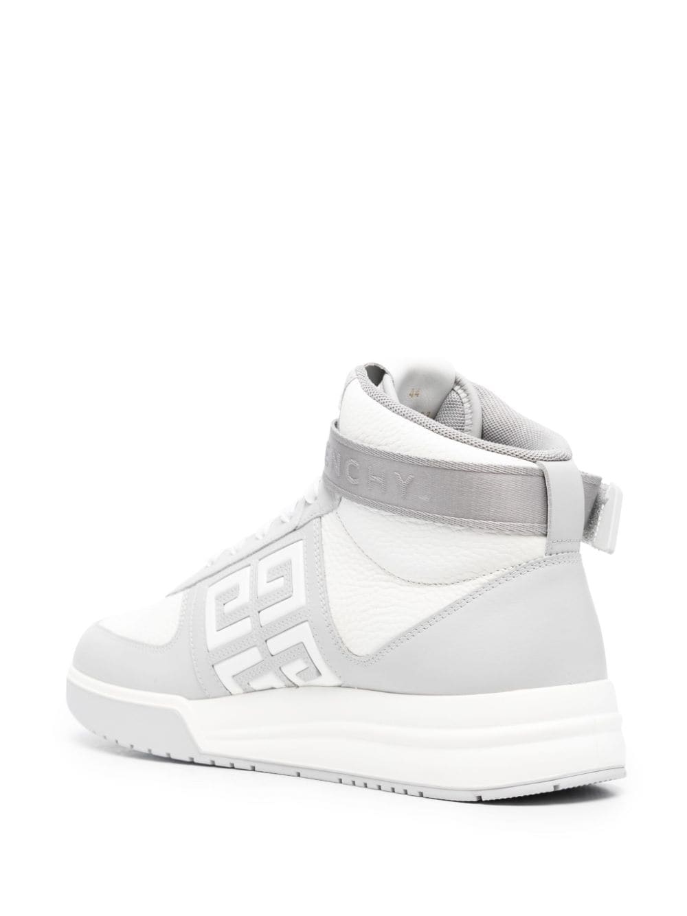 Shop Givenchy G4 Logo-print Sneakers In Grey