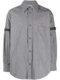 Thom Browne button-fastening shirt jacket - Grey