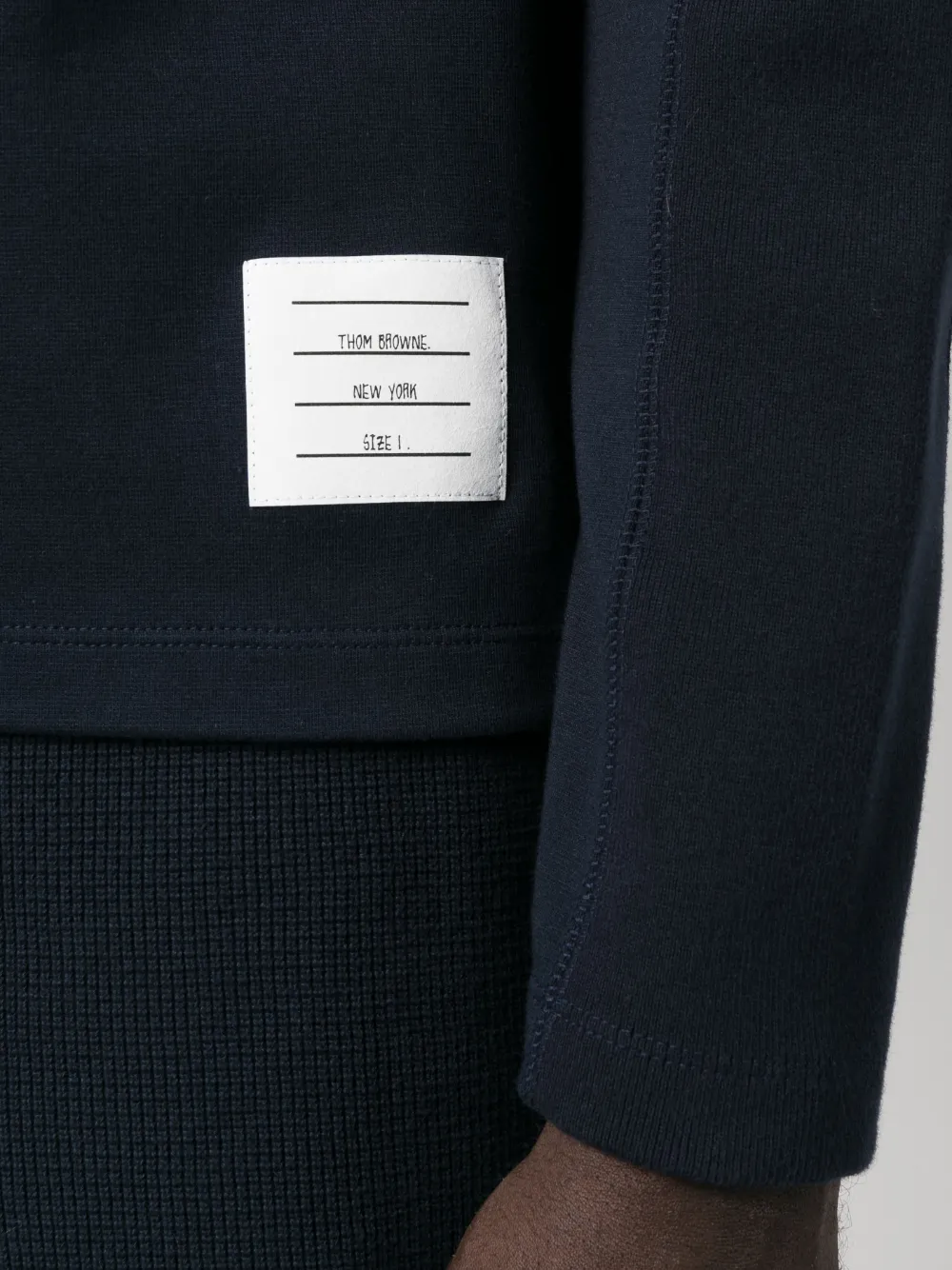 Thom Browne Engineered 4-Bar katoenen sweater Blauw