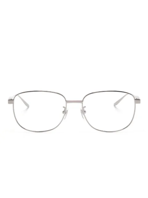 Gucci Eyewear logo-debossed rectangle-frame glasses