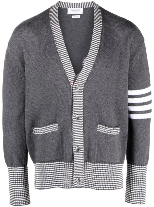 Cardigan Hector Icon en intarsia - Thom Browne - Modalova