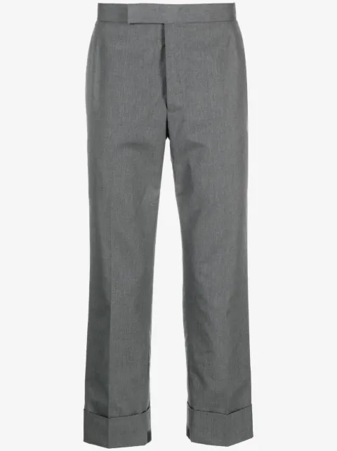 Thom Browne cropped straight-leg trousers
