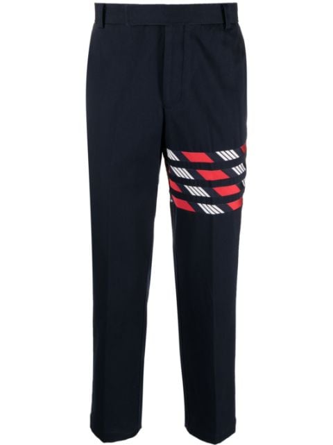 Thom Browne pantalones de vestir con motivo 4-Bar