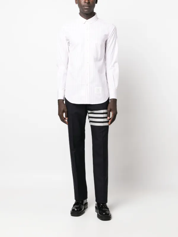 Thom Browne ストライプ シャツ | ホワイト | FARFETCH JP