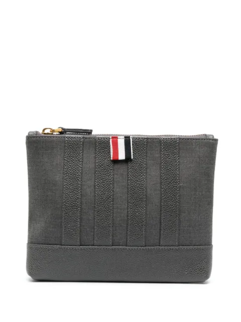 Thom Browne neceser con motivo 4-Bar