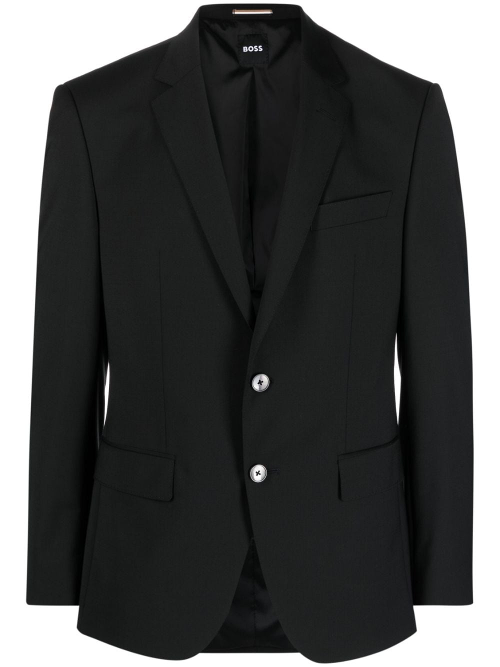 BOSS single-breasted suit jacket - Black