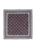 Brunello Cucinelli reversible silk pocket square - Purple