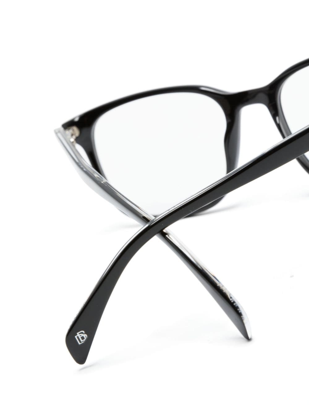 Shop Eyewear By David Beckham Db 1083 Square-frame Glasses In Black