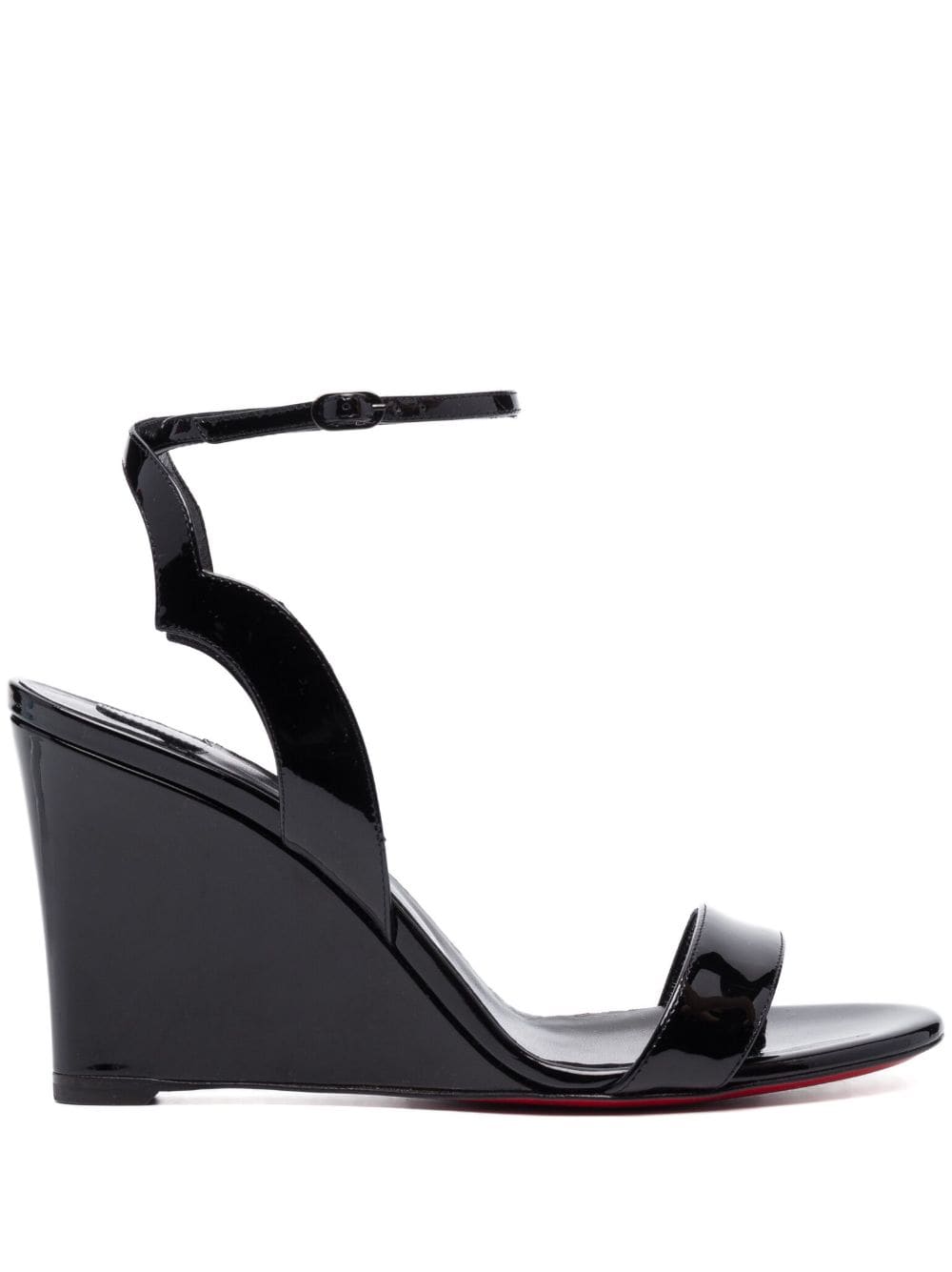 Image 1 of Christian Louboutin Zeppa Chick 85mm wedge sandals