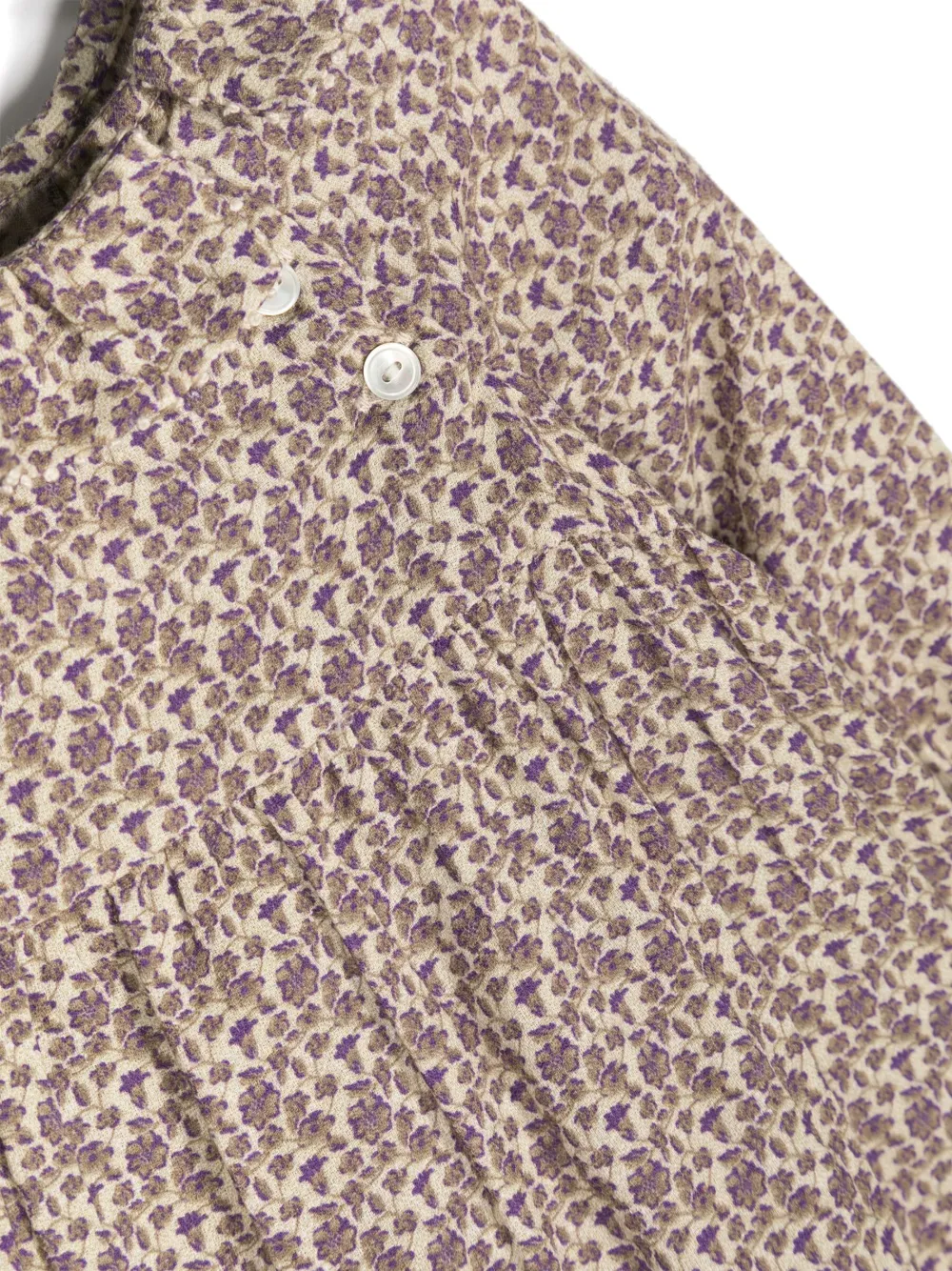 Bonpoint Graphic-print Long-sleeved Blouse In Neutrals