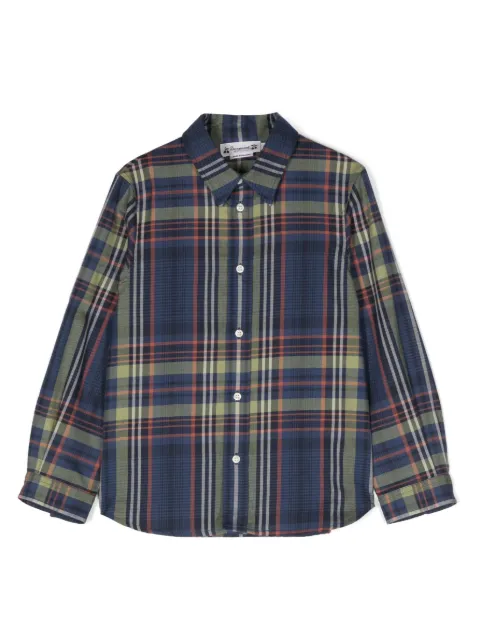 Bonpoint check-print long-sleeve shirt