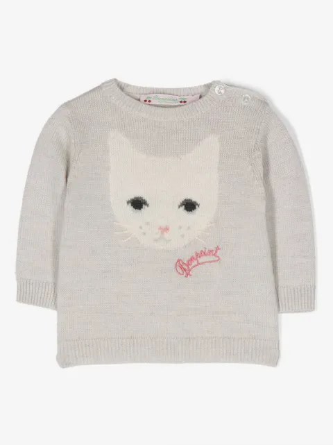 Bonpoint pull en maille intarsia 